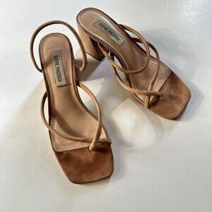 Steve Madden Effie Sandals Tan Nubuck